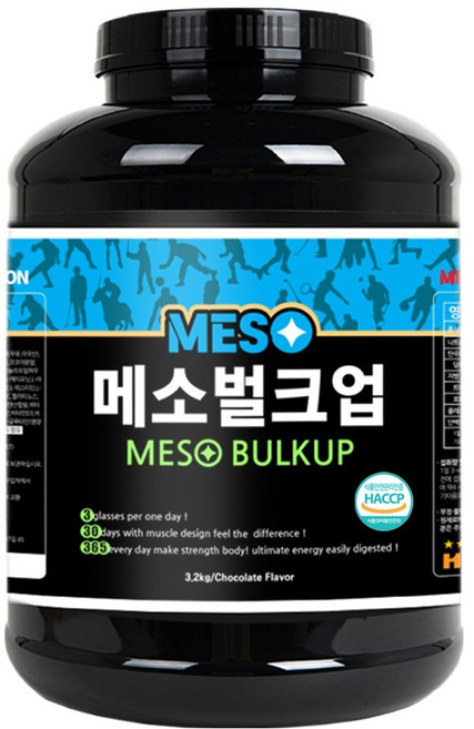 Jinmyung Nutrition Meso增肌蛋白補充劑 巧克力口味, 3.2kg, 1個