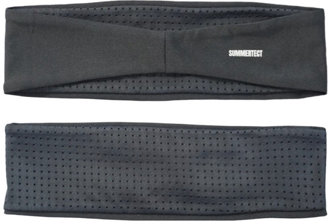 써머텍트 S1 테크니컬 헤드밴드 벤트, 블랙, 2개