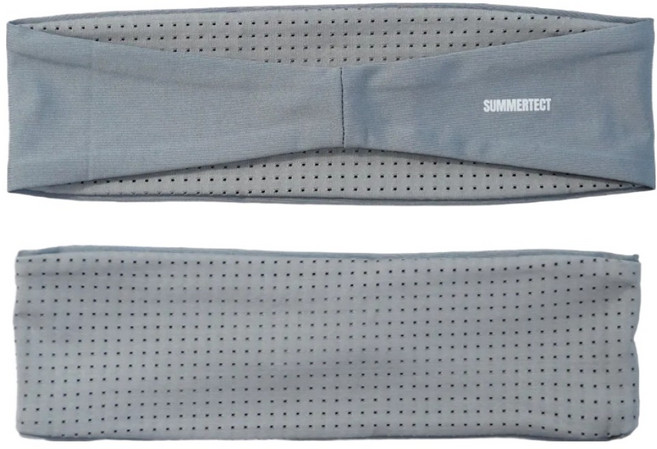 써머텍트 S1 테크니컬 헤드밴드 벤트, 그레이, 2개