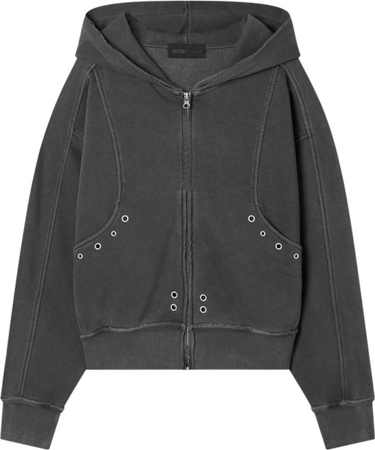 MIXXO 水洗連帽拉鍊外套