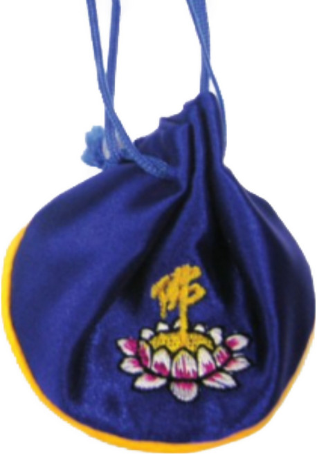 소원부적 복 주머니, 1개, 연꽃파랑