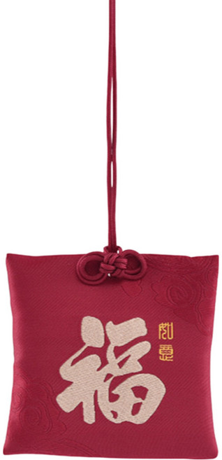 소원부적 복 주머니 정사각형, 빨강, 1개