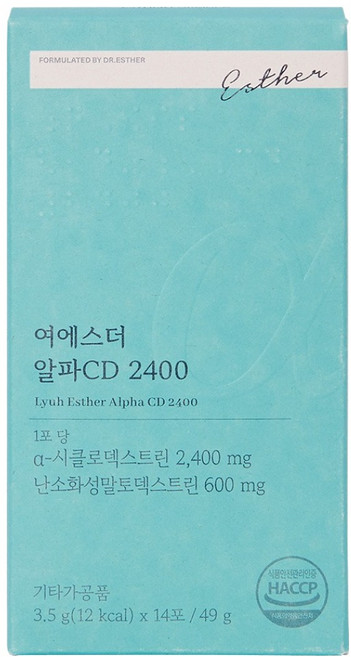 에스더포뮬러 여에스더 알파CD 2400 14p, 1개, 14회분