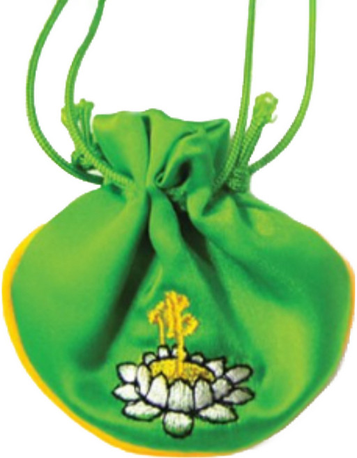 소원부적 복 주머니, 1개, 연꽃연두