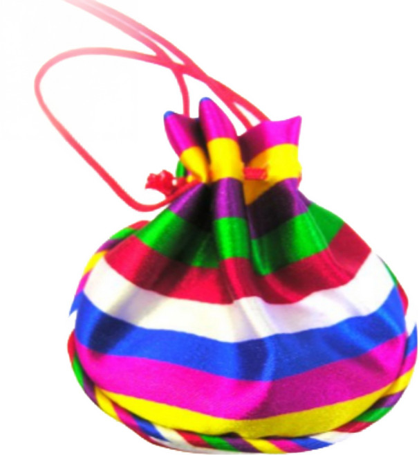 소원부적 복 주머니, 1개, 오색