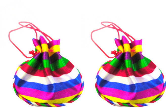 소원부적 복 주머니, 2개, 오색