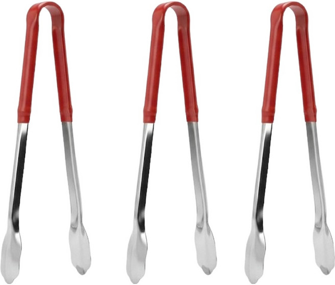 리온주방 국산 스텐 주방 빵집게 대, 혼합색상, 3개