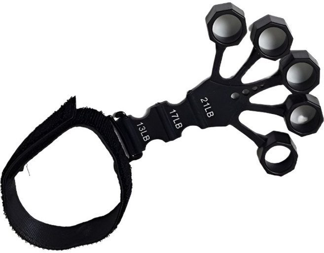 소루엔 손가락 손목 강화 훈련기 6~9.5kg, 블랙, 1개