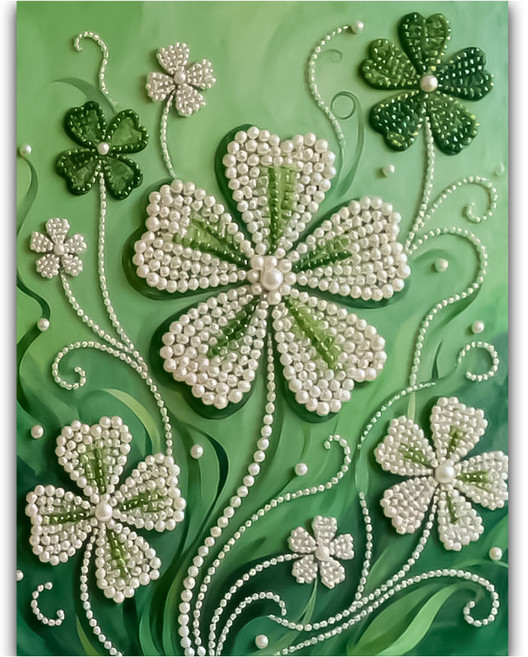 코오미 DIY 명화 진주 보석 십자수 20 x 30 cm 세트 6W0171, 플라워5, 1세트