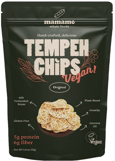 마마메 템페 칩스 오리지널, 1개, 50g