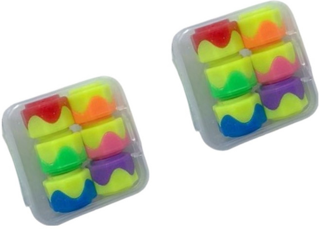 모노페이지 고급 공기알 공깃돌 공기놀이 6p x 2개 세트, 1세트