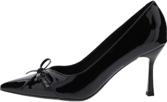 단골언니 여성용 나비리본 장식 리한나 펌프스 스틸레토 구두 8cm