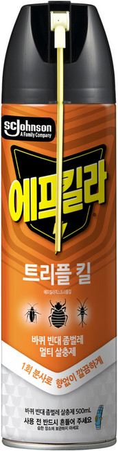 에프킬라 바퀴 스프레이 맥스 트리플킬, 500ml, 1개