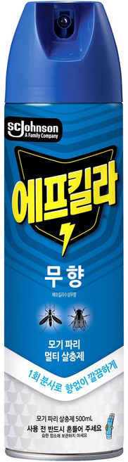 에프킬라 수성 에어로졸 살중제 무향, 500ml, 1개