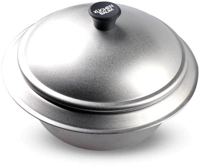 아이젠베르그 쿠헨바움 무연마 통삼중 스텐 가마솥, 1개, 실버, 20cm