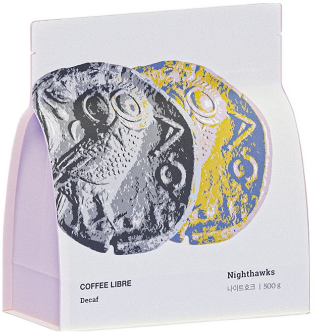 커피리브레 디카페인 블렌드 나이트호크 원두, 1개, 500g, 홀빈(분쇄안함)
