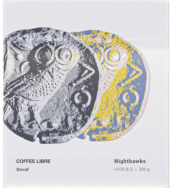 커피리브레 디카페인 블렌드 나이트호크 원두, 1개, 200g, 홀빈(분쇄안함)