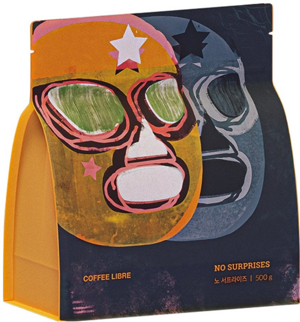 커피리브레 시그니처 블렌드 노서프라이즈 원두, 500g, 1개, 홀빈(분쇄안함)