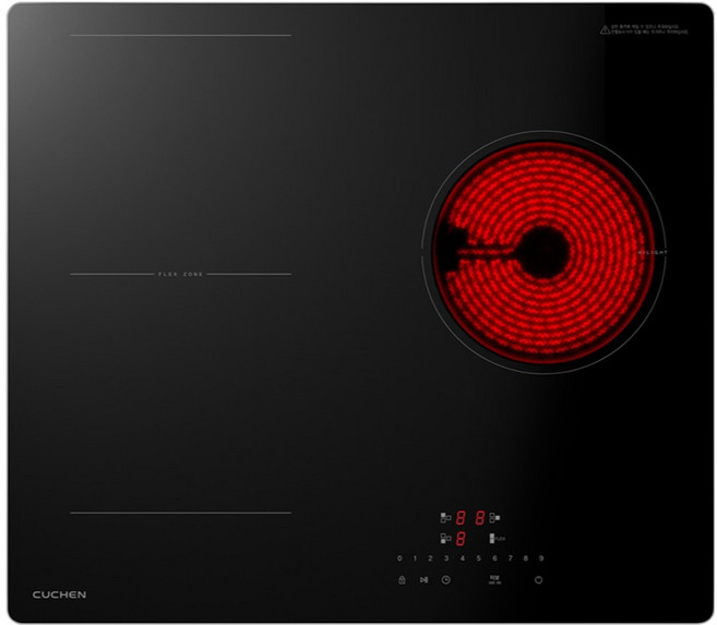 쿠첸 하이브리드 플렉스존 전기레인지 3구, 빌트인, CEO-B3SF3A0NBA