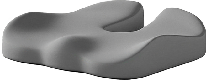 라이크스 메모리폼 기능성 도넛방석, 그레이, 1개