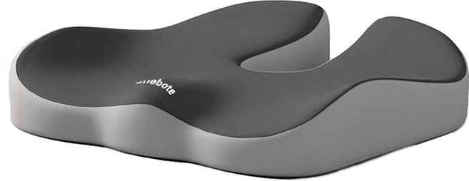 라이크스 메모리폼 기능성 도넛방석, 그레이블랙, 1개