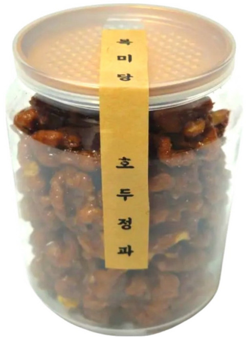 복미당 프리미엄 수제 호두정과 캔포장, 100g, 1개