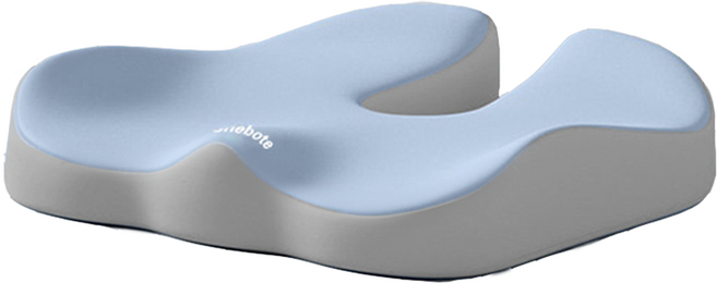 라이크스 메모리폼 기능성 도넛방석, 블루, 1개