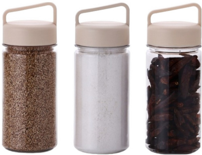 바른락 PET 핑거 양념통 세트, 1세트, 양념통 350ml x 3p + 뚜껑 3p + 스티커 8종