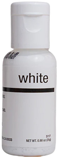 셰프마스터 리쿠아젤 식용색소 화이트, 25g, 1개