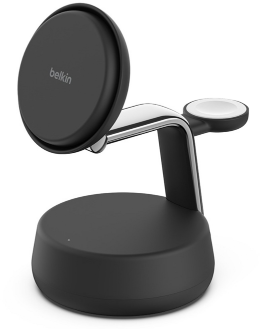belkin 貝爾金 UltraCharge Pro 3合1 磁吸充電座, 石墨色, 1個