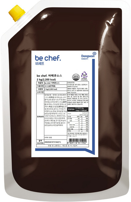 비셰프 바베큐소스, 2kg, 1개