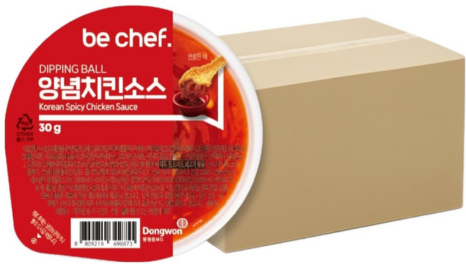 비셰프 디핑볼 양념치킨소스, 32개, 30g
