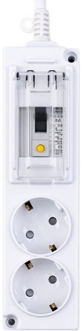 보코 고용량 4000W 누전차단용 멀티탭 2구, 5m, 화이트, 1개