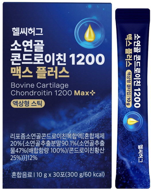 헬씨허그 소연골 콘드로이친 1200 맥스 플러스, 1개