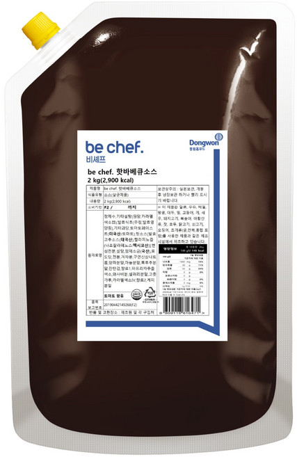 비셰프 핫바베큐 소스, 2kg, 1개