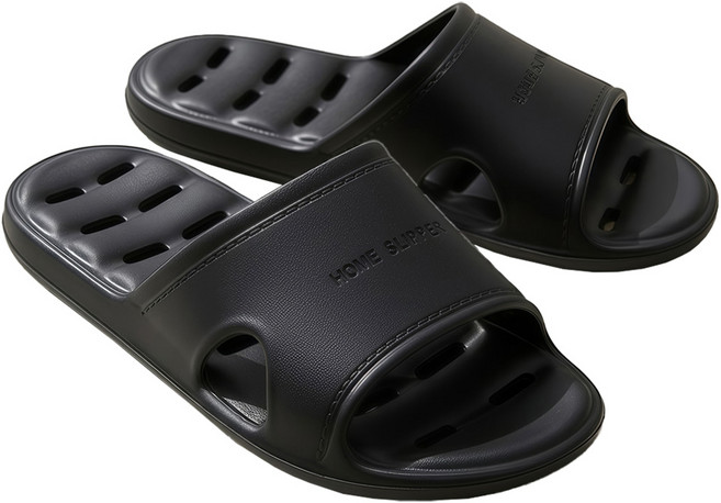 알뜨리 아쿠아 미끄럼방지 욕실화, 1개, 블랙