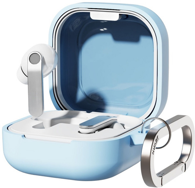 누아트 스무디 실리콘 케이스, 스카이블루, 1개, 갤럭시버즈4 / 버즈4프로