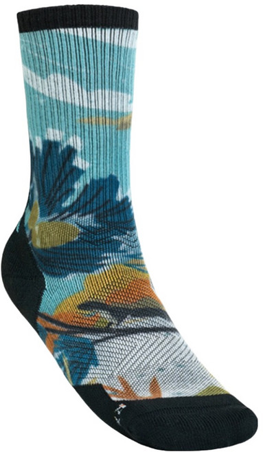 오니지 아웃도어 스포츠 메리노울 등산 양말, 블루, 1개