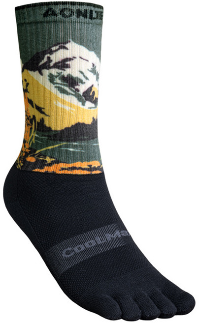 오니지 아웃도어 스포츠 발가락 양말, 카키