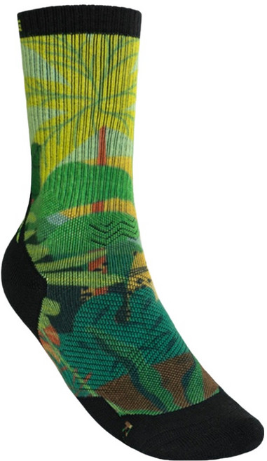 오니지 아웃도어 스포츠 메리노울 등산 양말, 그린, 1개