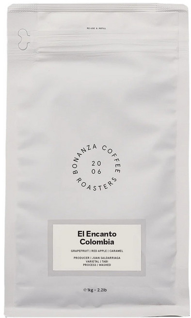 보난자커피 엘 엔칸토 콜롬비아 원두, 1kg, 1개, 홀빈(분쇄안함)