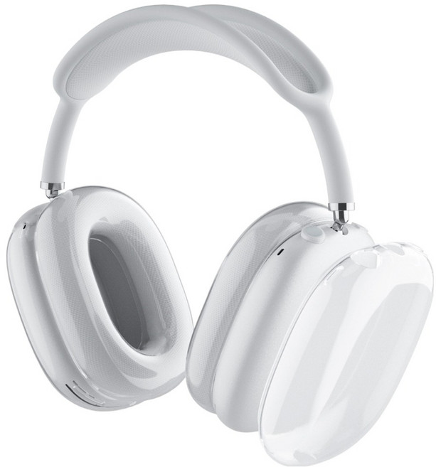 다퍼남 에어팟 맥스 / 맥스2 호환 크리스탈 TPU 케이스, 클리어, 1개