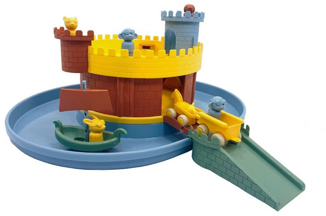 VIKINGTOYS 維京玩具 莫蘭迪色寶寶水城堡樂園 30-5050, 混和顏色, 1個