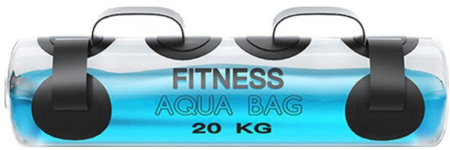 홈트러브 워터바벨 아쿠아백 20kg, 투명, 1개, 920g