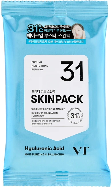 브이티코스메틱 모이스처라이징 31도 스킨팩, 1개, 30개입 - 쿠팡