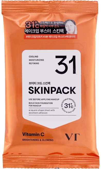 브이티코스메틱 브라이트닝 31도 스킨팩, 1개, 30개입 - 쿠팡