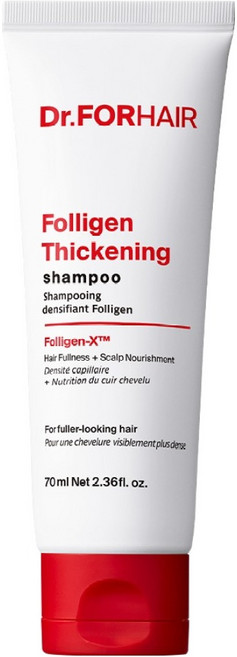 닥터포헤어 폴리젠 씨크닝 볼륨 강화 탈모샴푸, 70ml, 1개