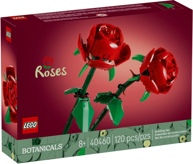 LEGO 花藝系列 玫瑰花 Roses 40460, 1個