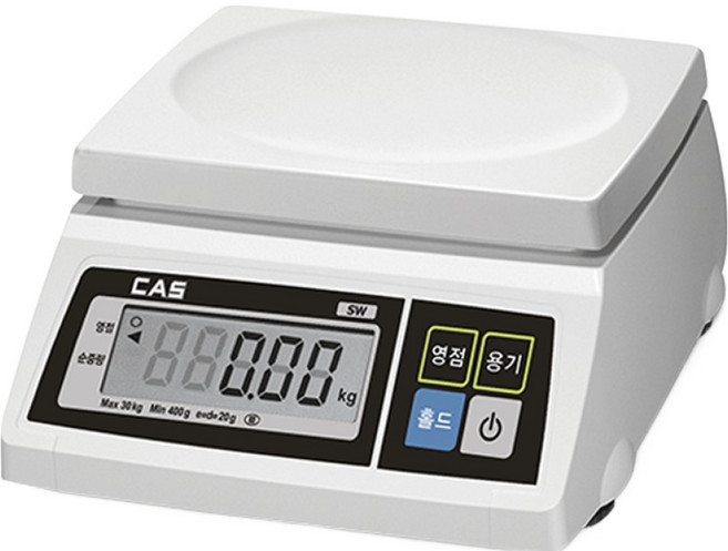 카스 SW-1S 전자저울, 30kg, 혼합색상, SW-30