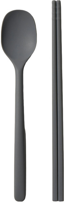 JAJU 실리콘 요리 수저 세트, 그레이, 1세트